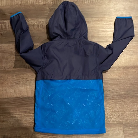 Everlast Sport Windbreaker/lightweight/rain jacket 2 tone blue size large 10/12 - Picture 4 of 6